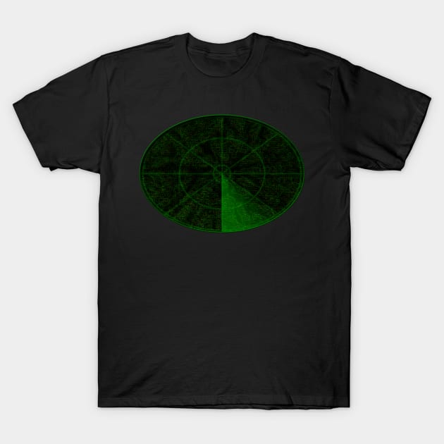 Radar (round) T-Shirt by Eriklectric